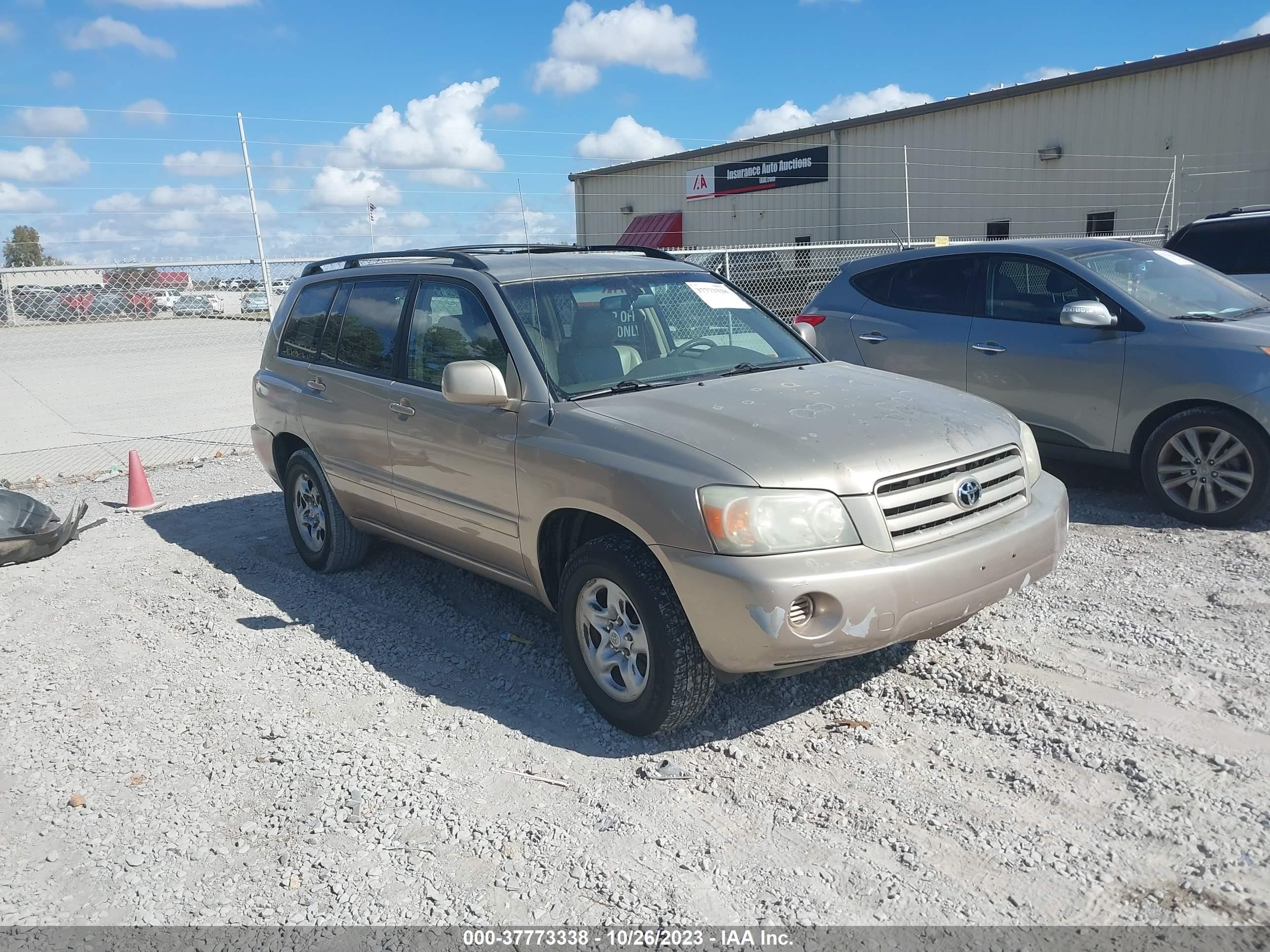 TOYOTA HIGHLANDER 2004 jtegd21a040087034