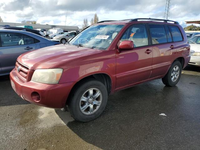 TOYOTA HIGHLANDER 2005 jtegd21a050123094