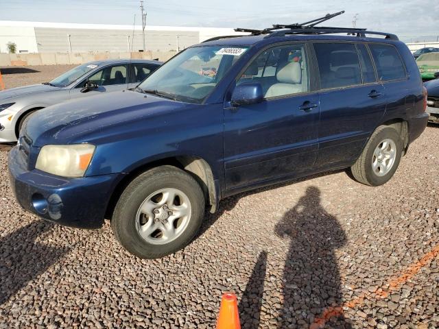 TOYOTA HIGHLANDER 2005 jtegd21a050132104