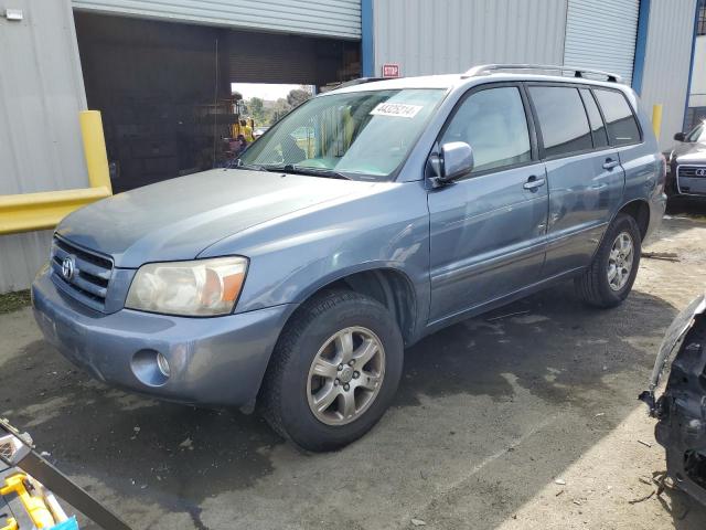 TOYOTA HIGHLANDER 2006 jtegd21a060143606