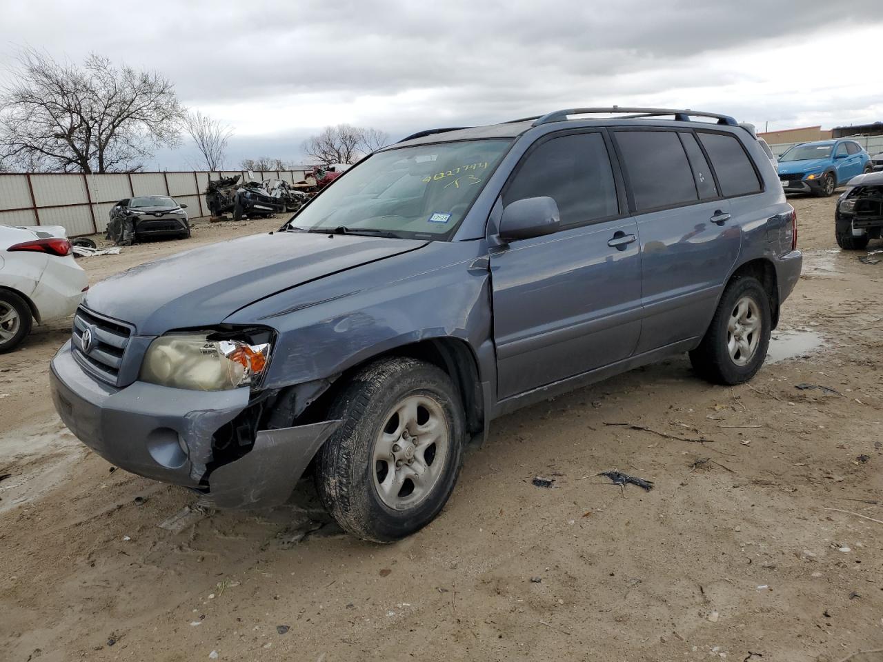 TOYOTA HIGHLANDER 2007 jtegd21a070167910