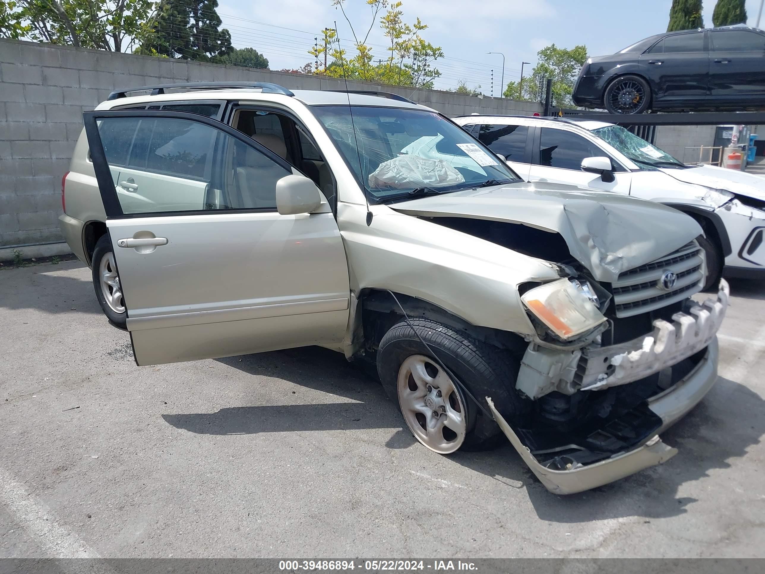 TOYOTA HIGHLANDER 2003 jtegd21a230071786