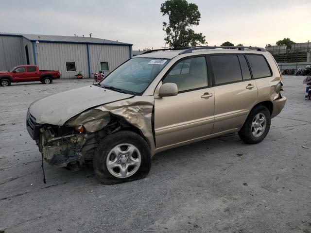 TOYOTA HIGHLANDER 2005 jtegd21a250105745