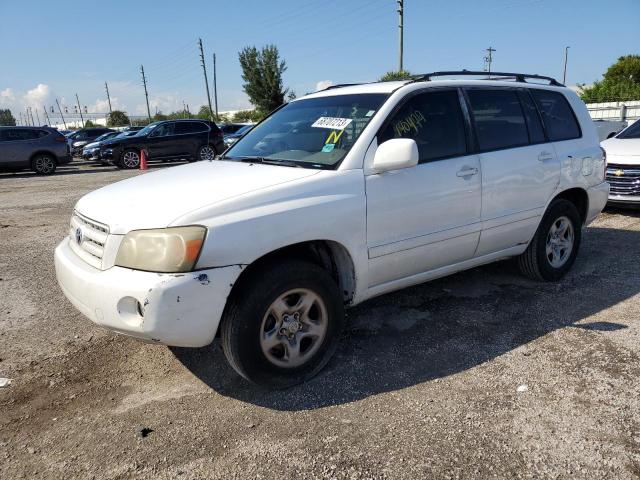 TOYOTA HIGHLANDER 2005 jtegd21a250128331