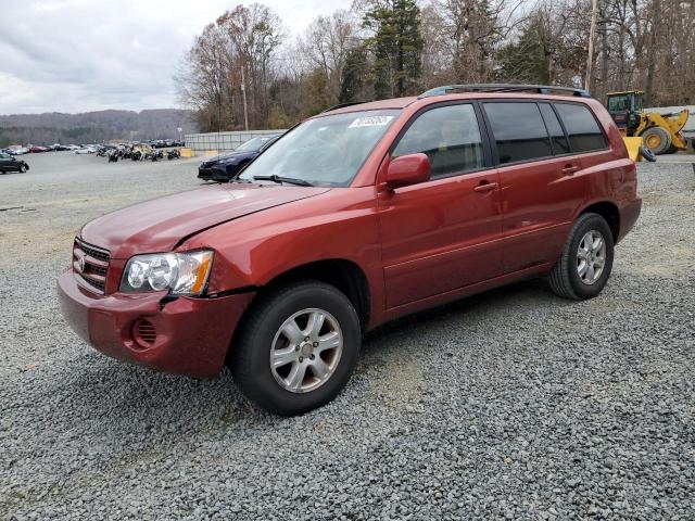 TOYOTA HIGHLANDER 2002 jtegd21a320034390