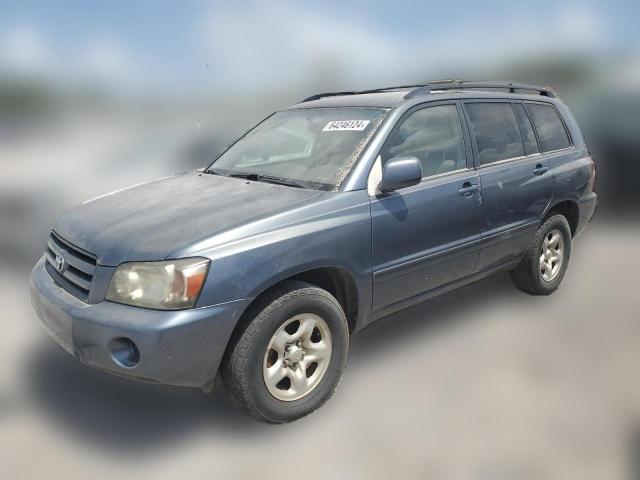 TOYOTA HIGHLANDER 2005 jtegd21a350119962