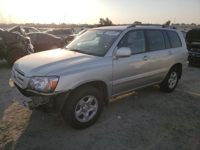 TOYOTA HIGHLANDER 2006 jtegd21a360150646