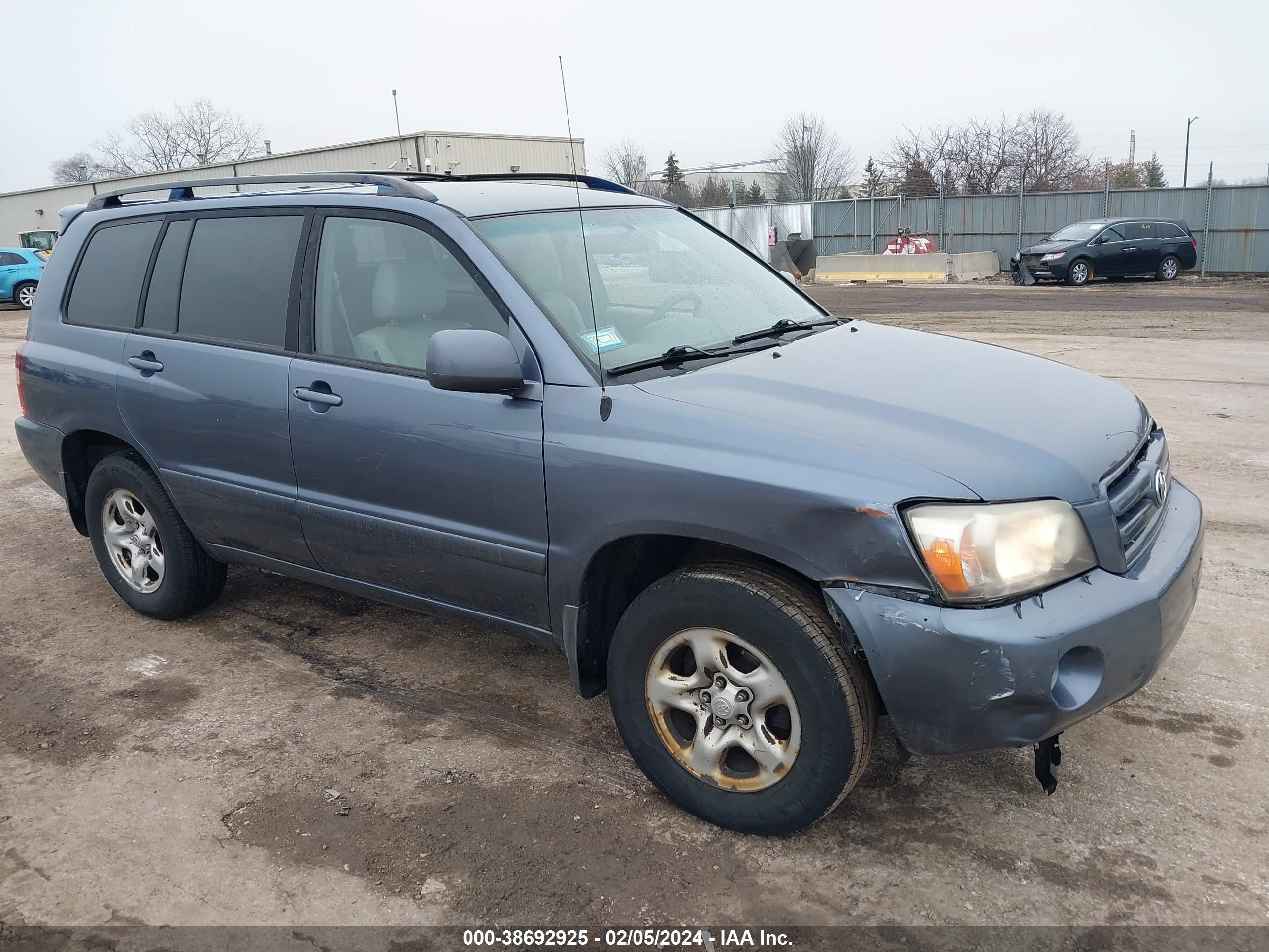 TOYOTA HIGHLANDER 2007 jtegd21a370162426