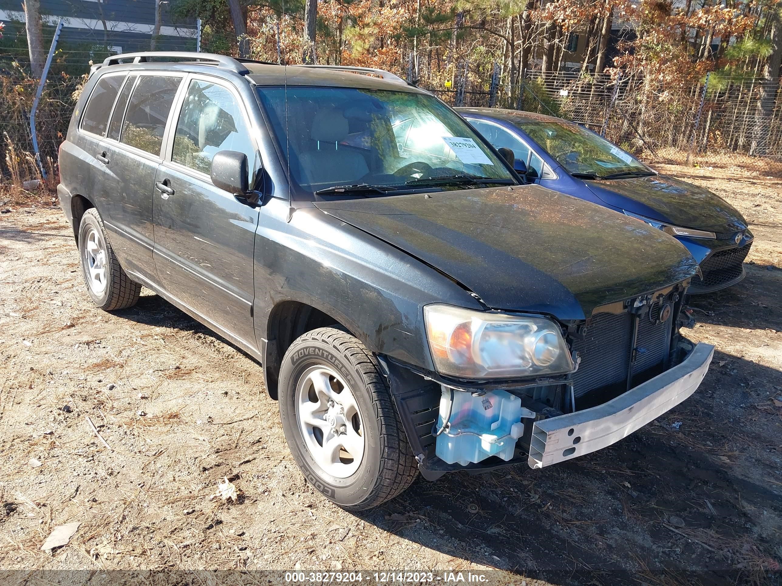 TOYOTA HIGHLANDER 2004 jtegd21a440104143