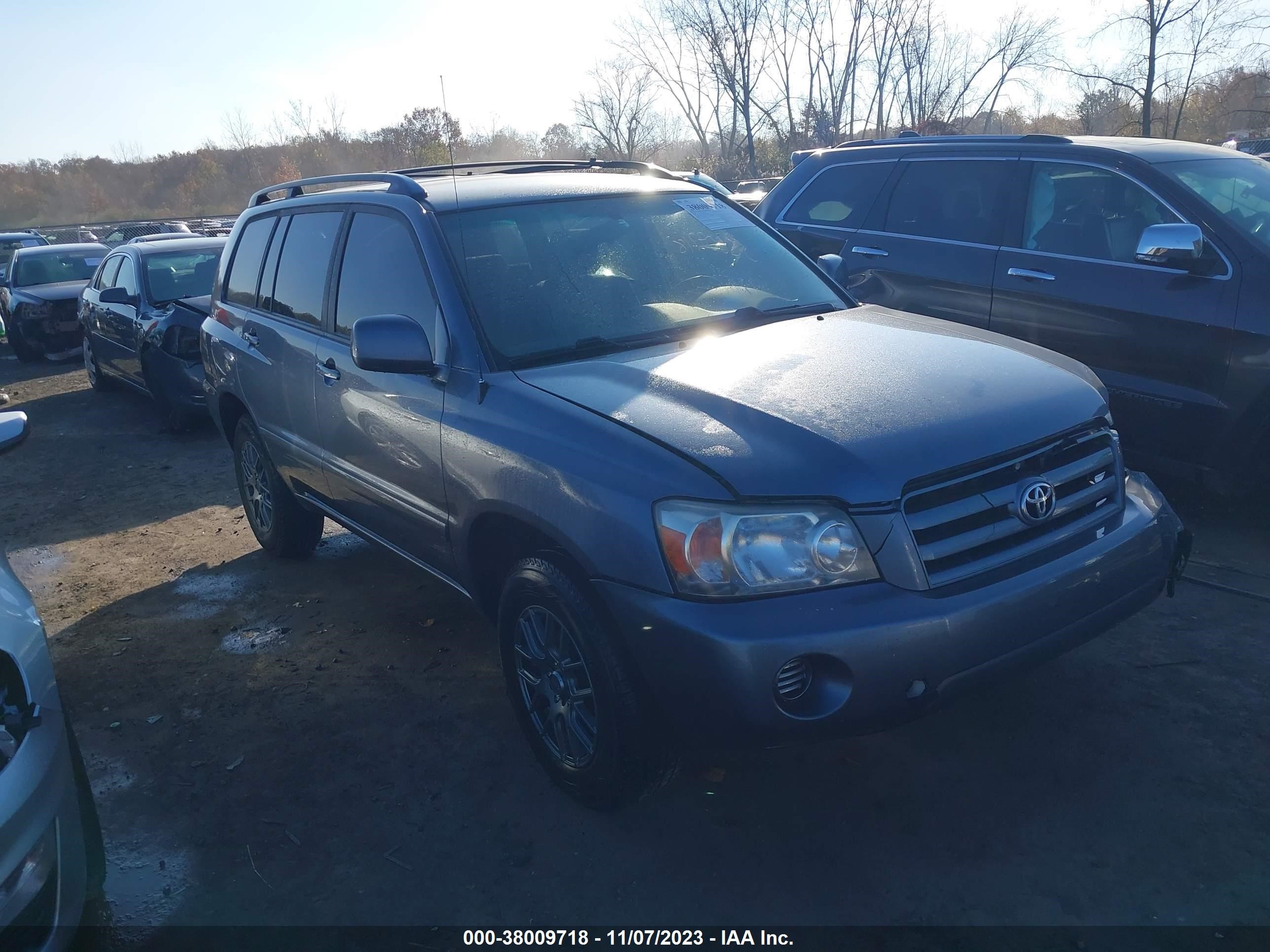 TOYOTA HIGHLANDER 2005 jtegd21a450128606