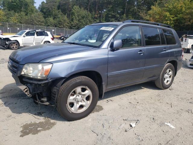 TOYOTA HIGHLANDER 2006 jtegd21a460143124