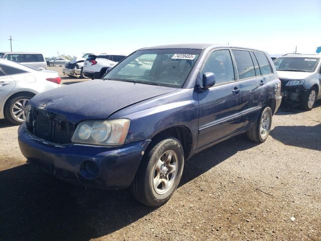 TOYOTA HIGHLANDER 2001 jtegd21a510007397