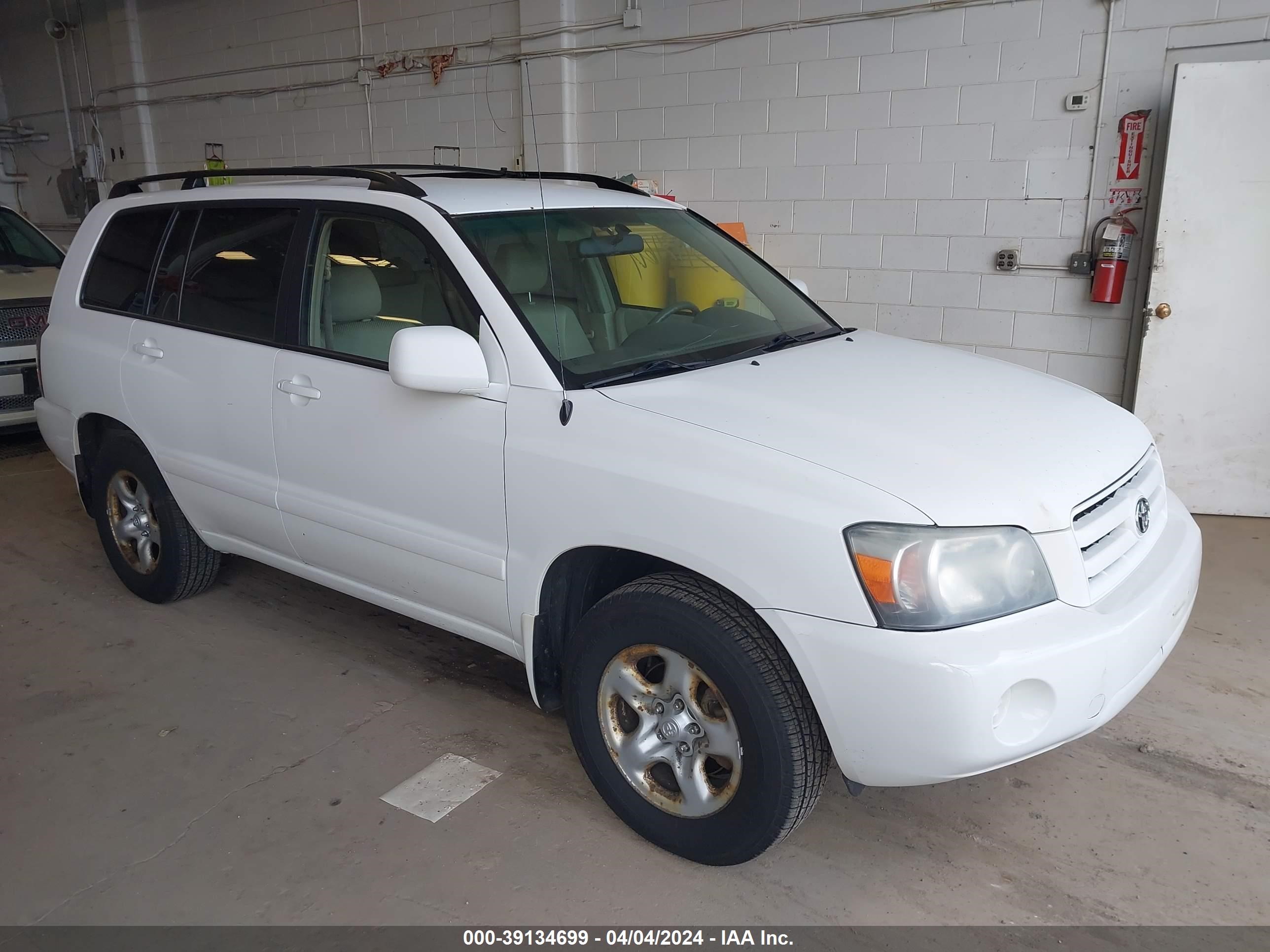 TOYOTA HIGHLANDER 2005 jtegd21a550128789