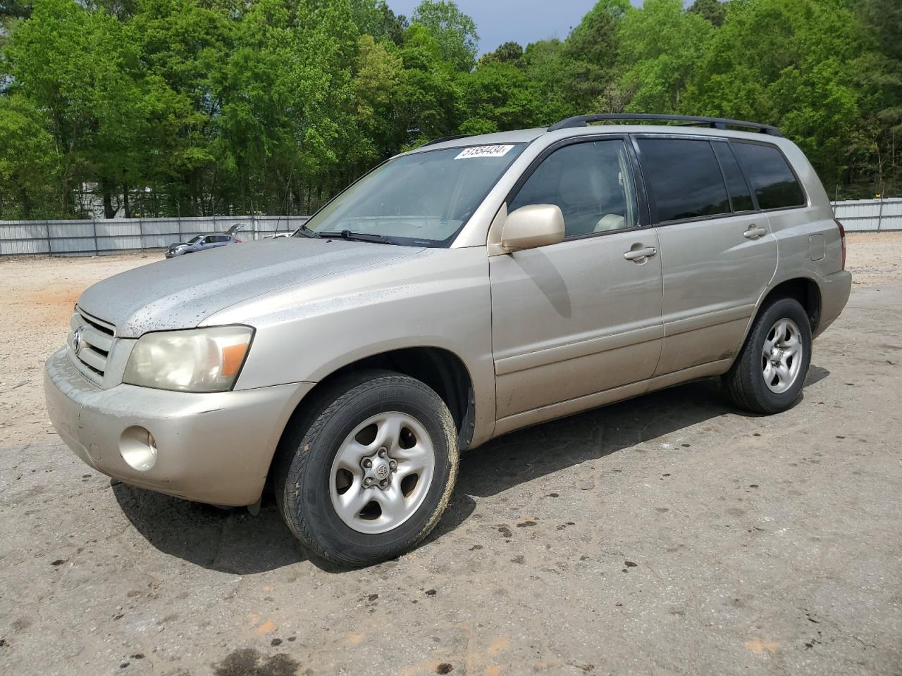 TOYOTA HIGHLANDER 2005 jtegd21a550129053