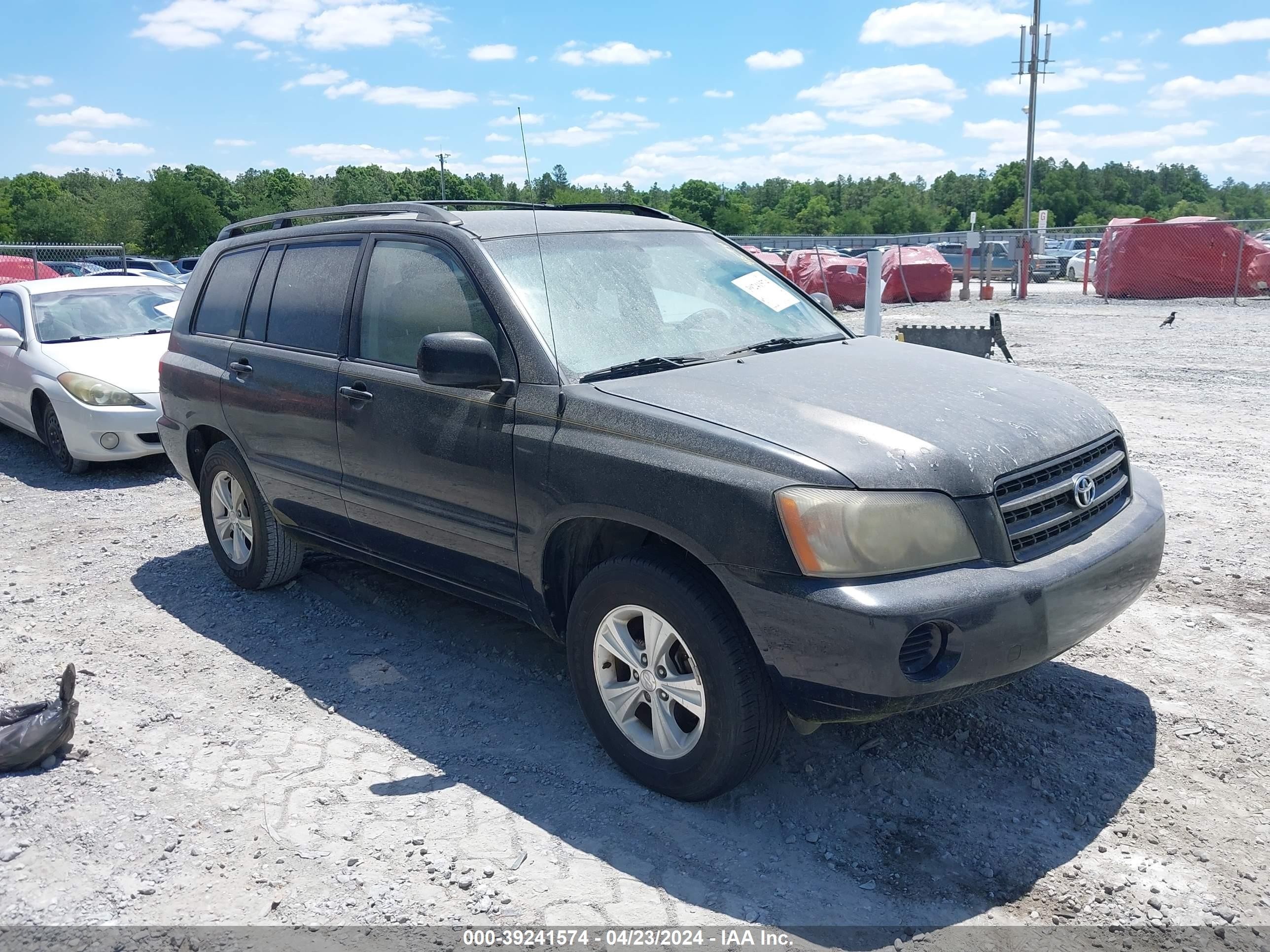 TOYOTA HIGHLANDER 2002 jtegd21a620025487