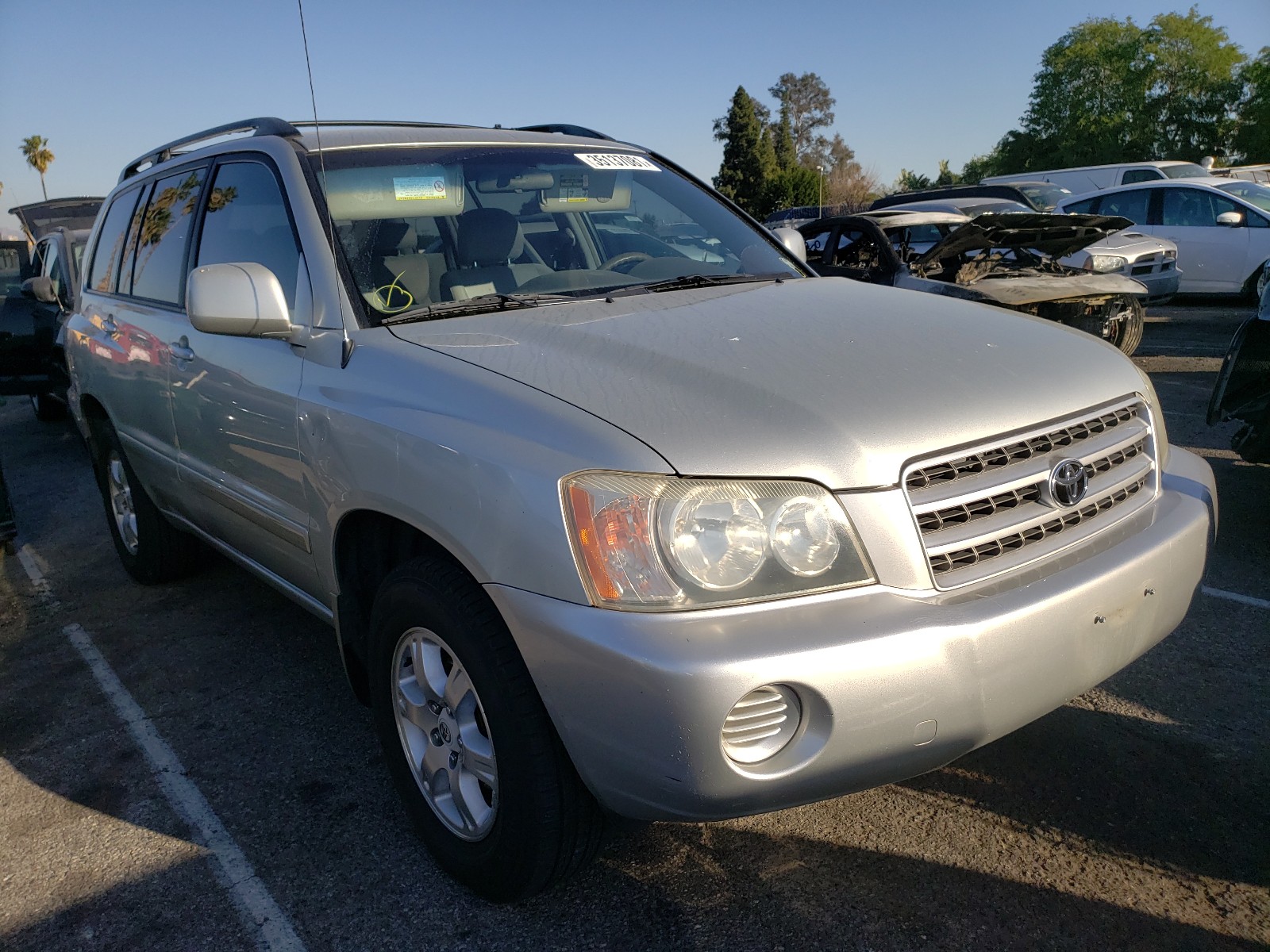 TOYOTA HIGHLANDER 2003 jtegd21a630054196