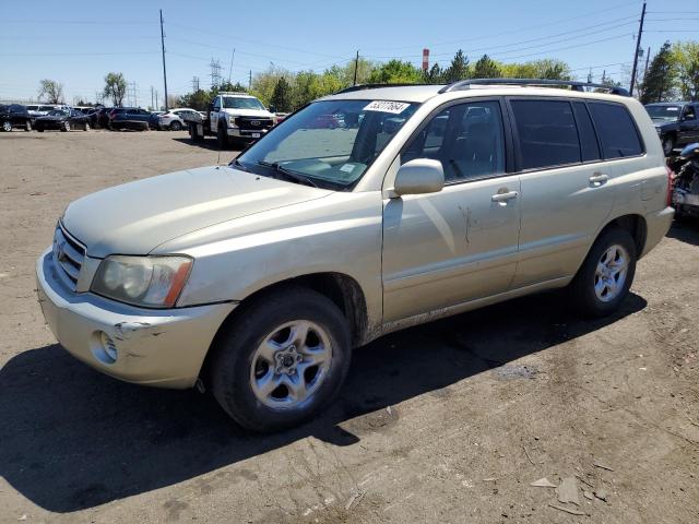 TOYOTA HIGHLANDER 2003 jtegd21a630073461