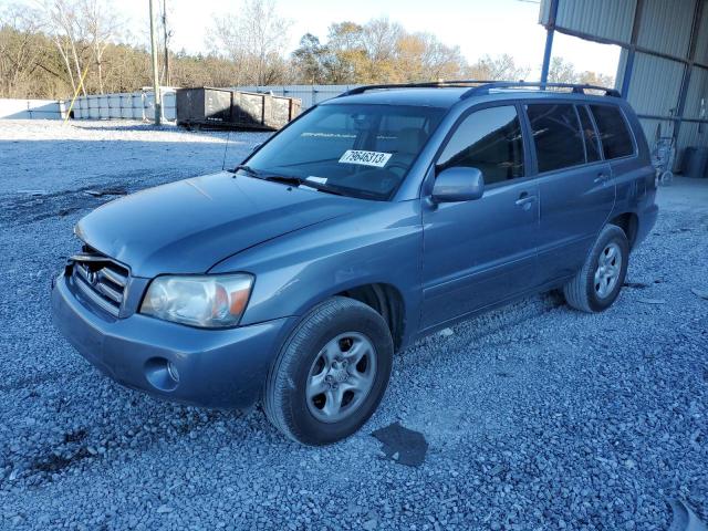 TOYOTA HIGHLANDER 2006 jtegd21a660148177