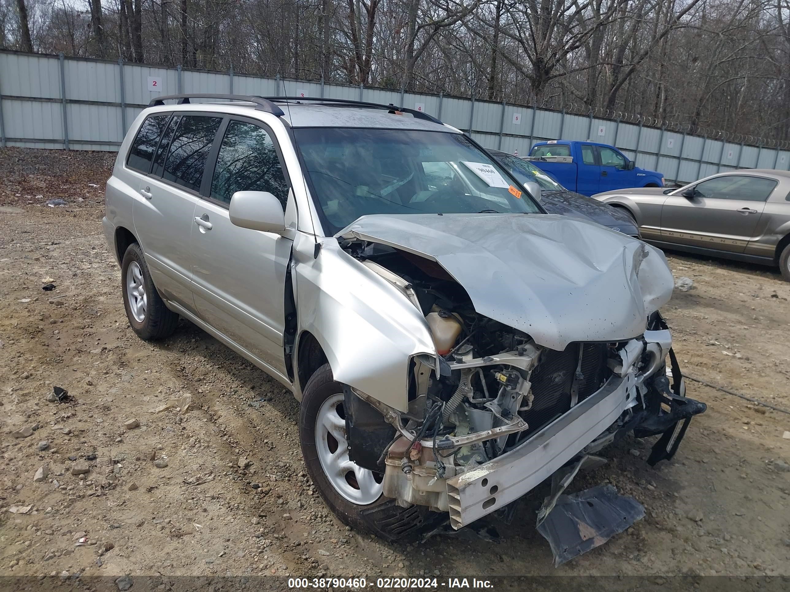 TOYOTA HIGHLANDER 2006 jtegd21a660151693