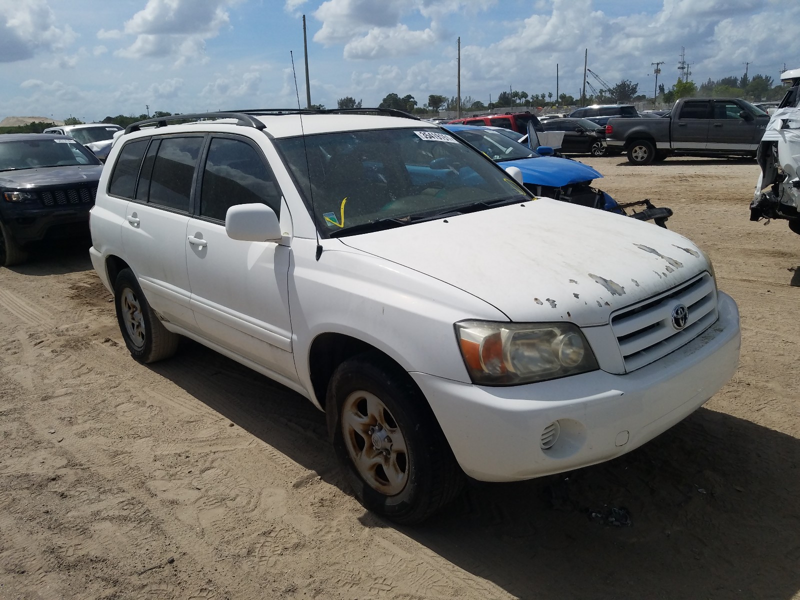 TOYOTA HIGHLANDER 2005 jtegd21a750121522