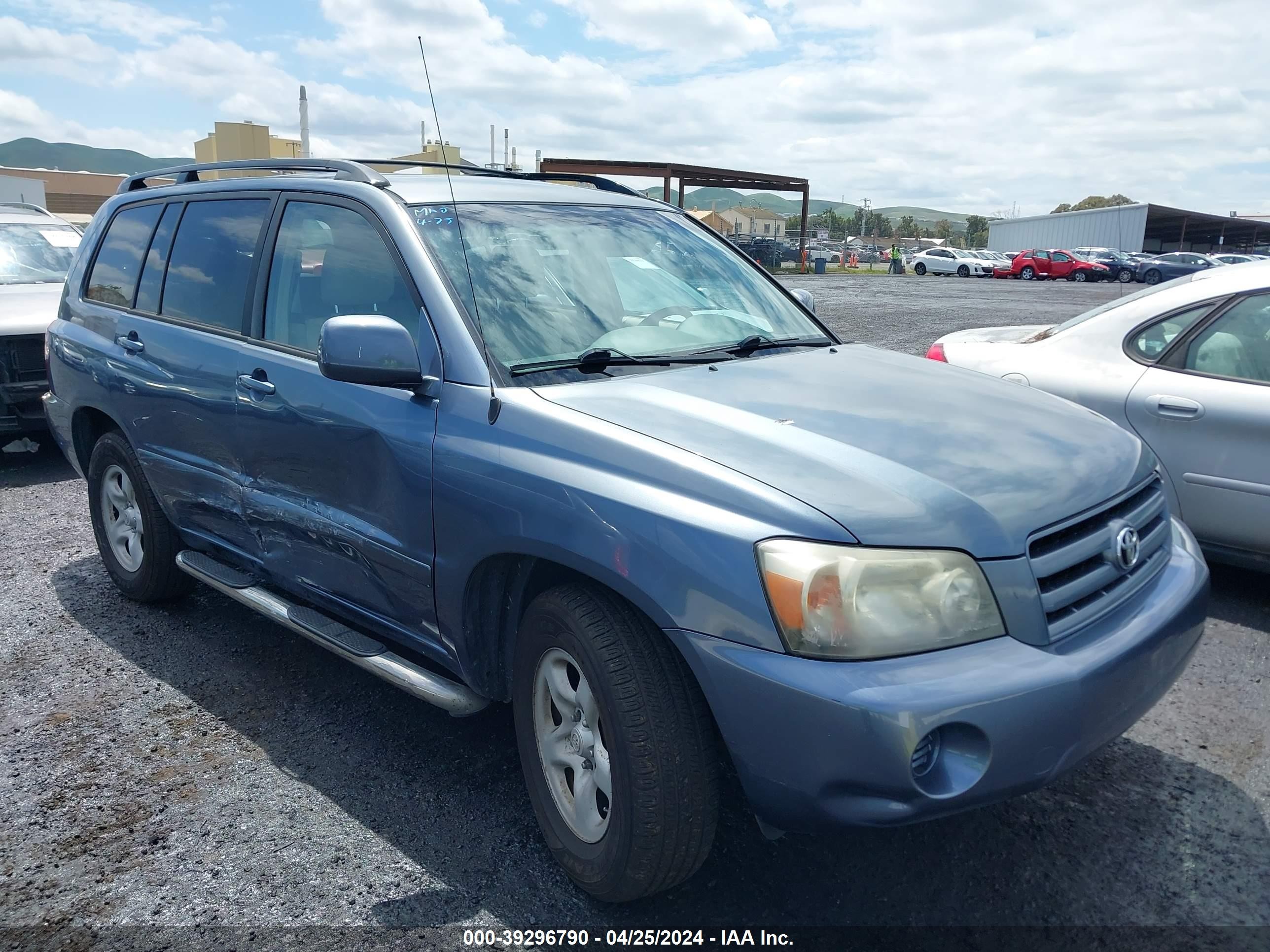 TOYOTA HIGHLANDER 2006 jtegd21a760134126