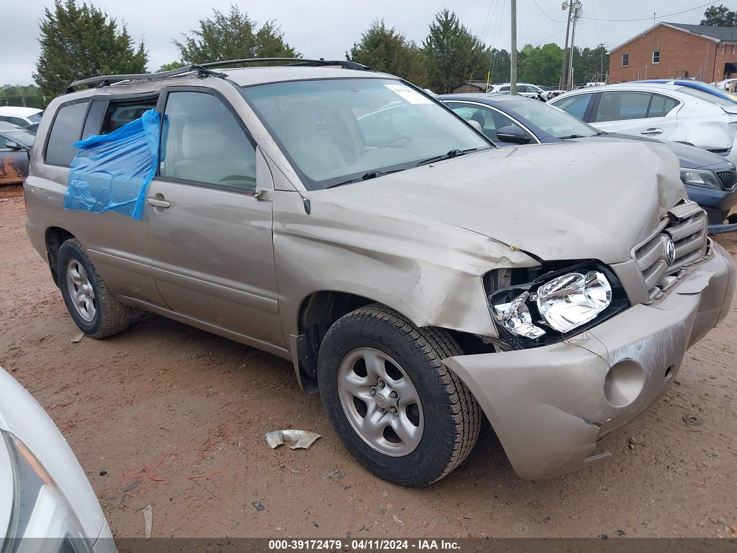 TOYOTA HIGHLANDER 2006 jtegd21a760143179