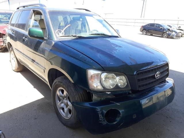 TOYOTA HIGHLANDER 2002 jtegd21a820023546