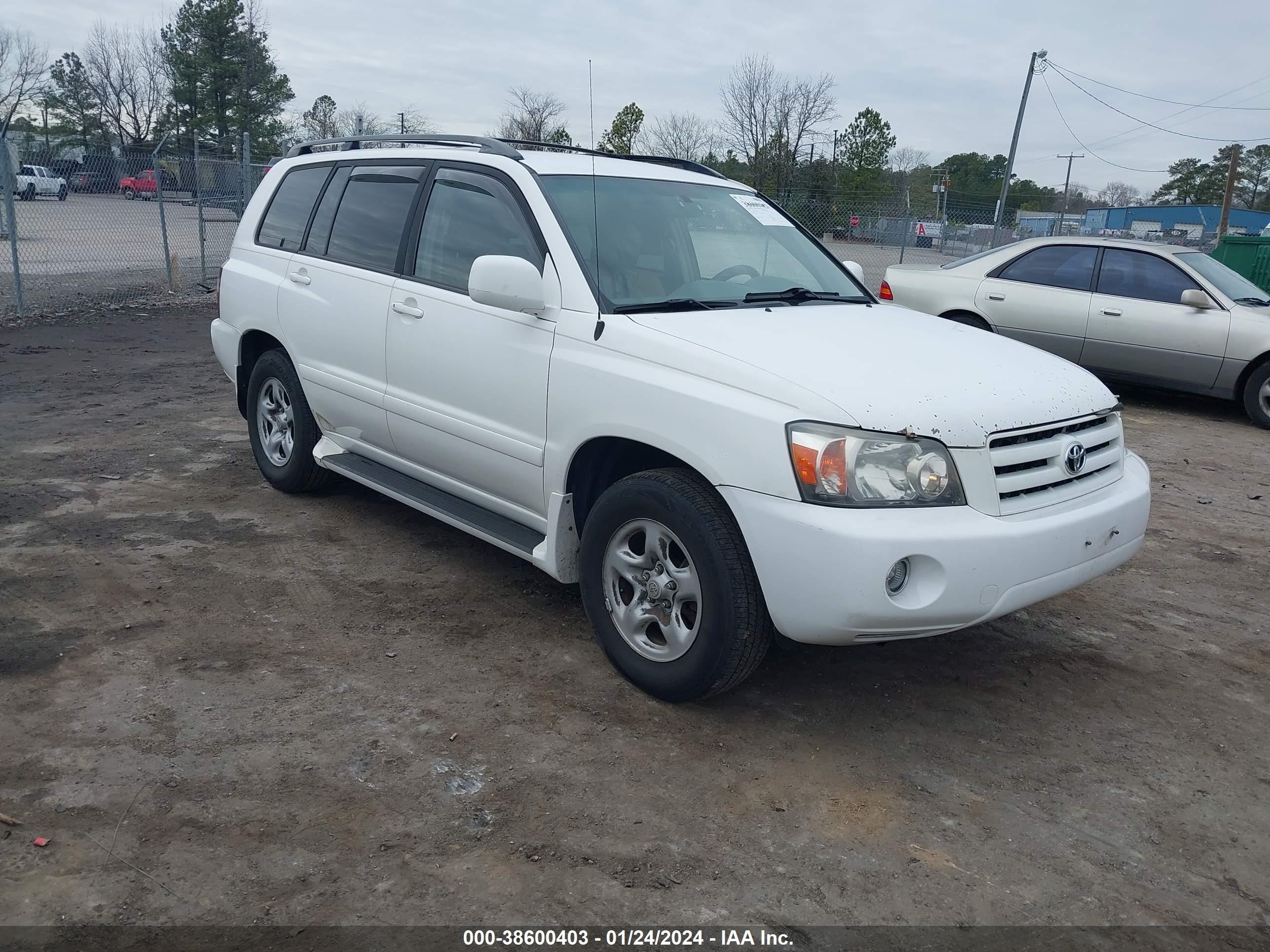 TOYOTA HIGHLANDER 2006 jtegd21a860151484