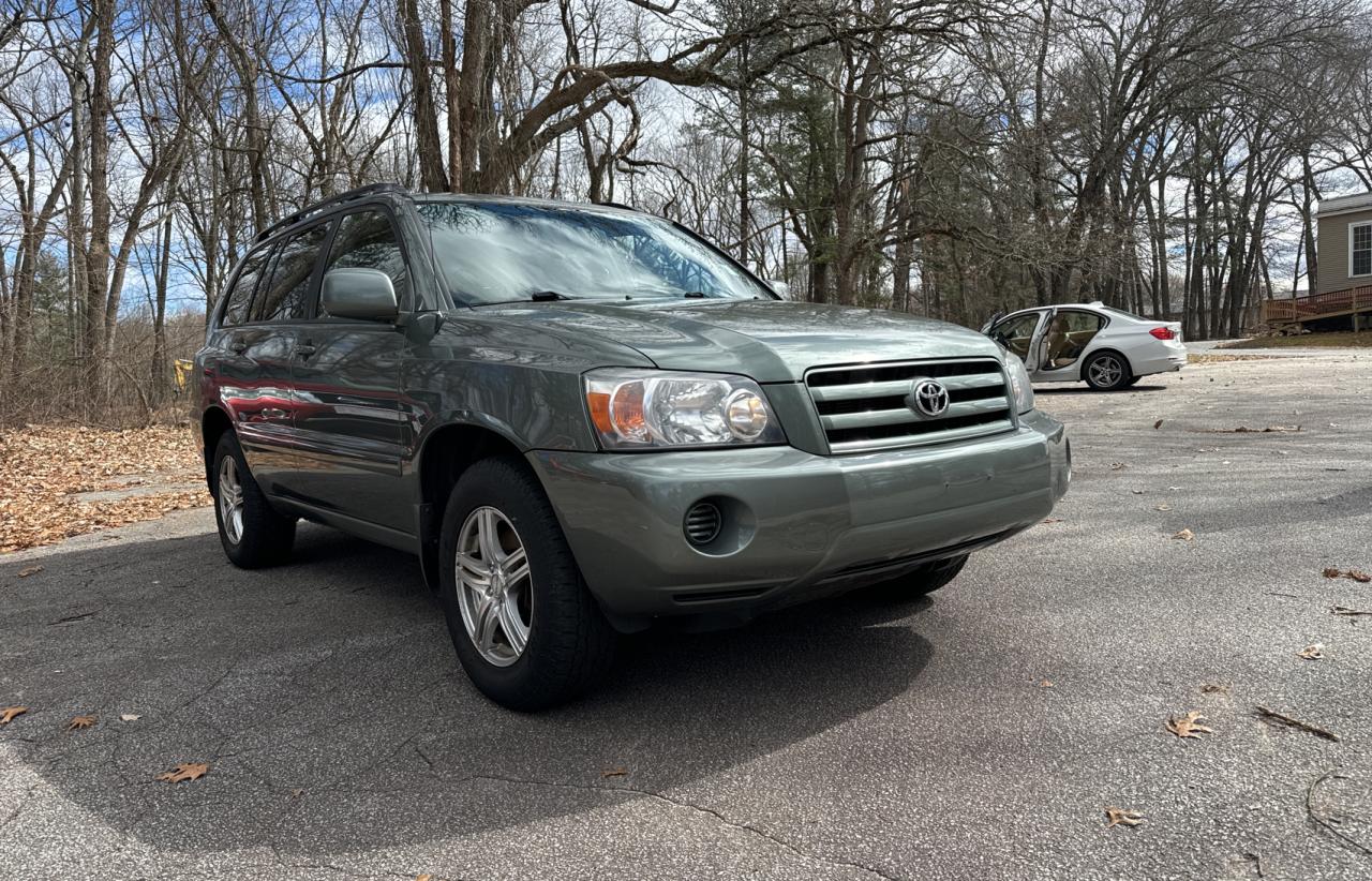 TOYOTA HIGHLANDER 2005 jtegd21a950120243