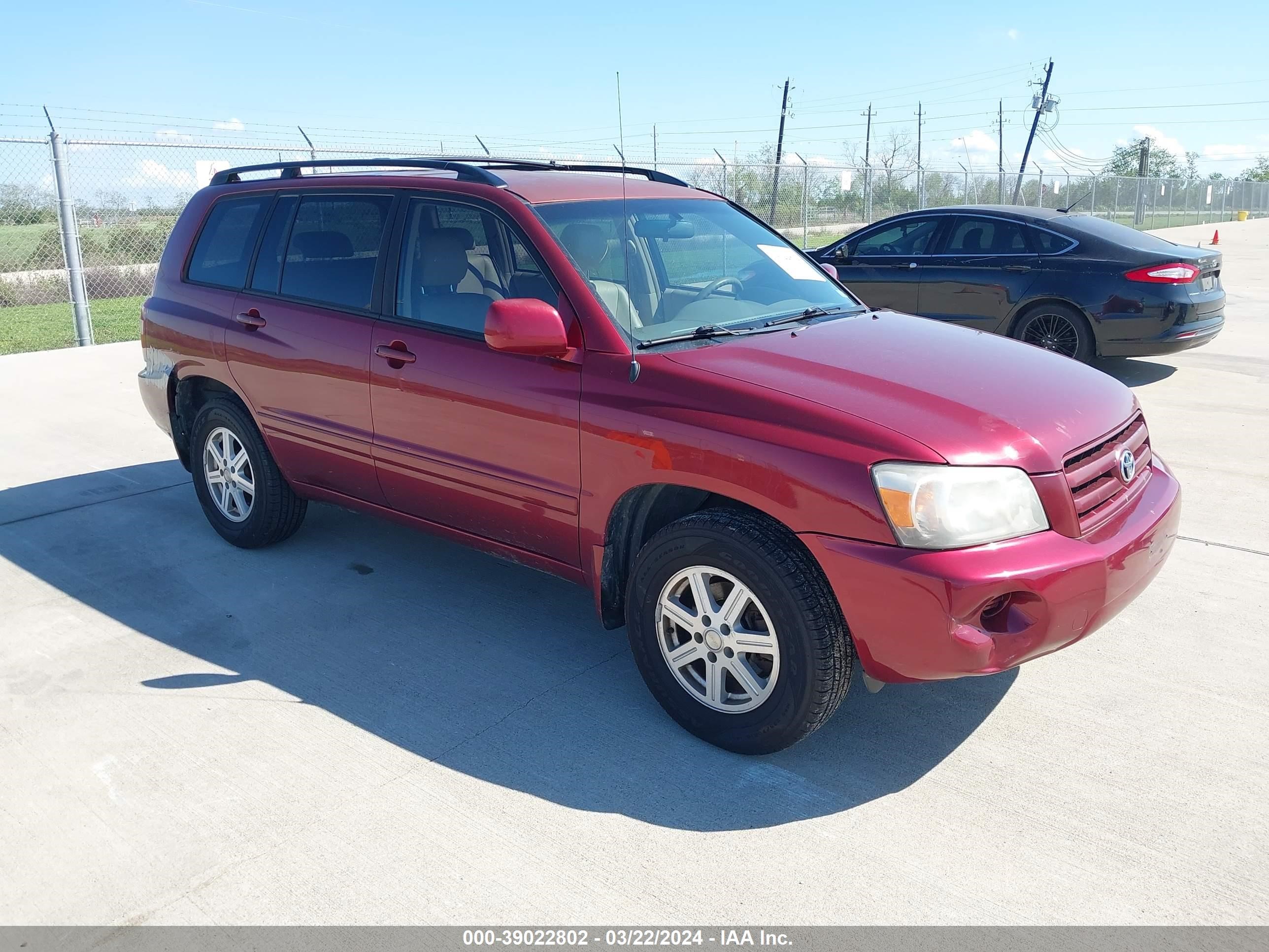 TOYOTA HIGHLANDER 2006 jtegd21a960142941