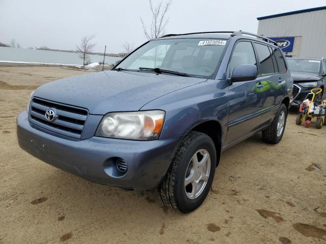 TOYOTA HIGHLANDER 2006 jtegd21a960149243