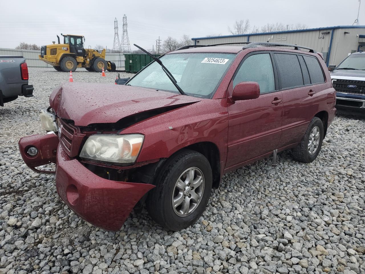 TOYOTA HIGHLANDER 2007 jtegd21a970167484