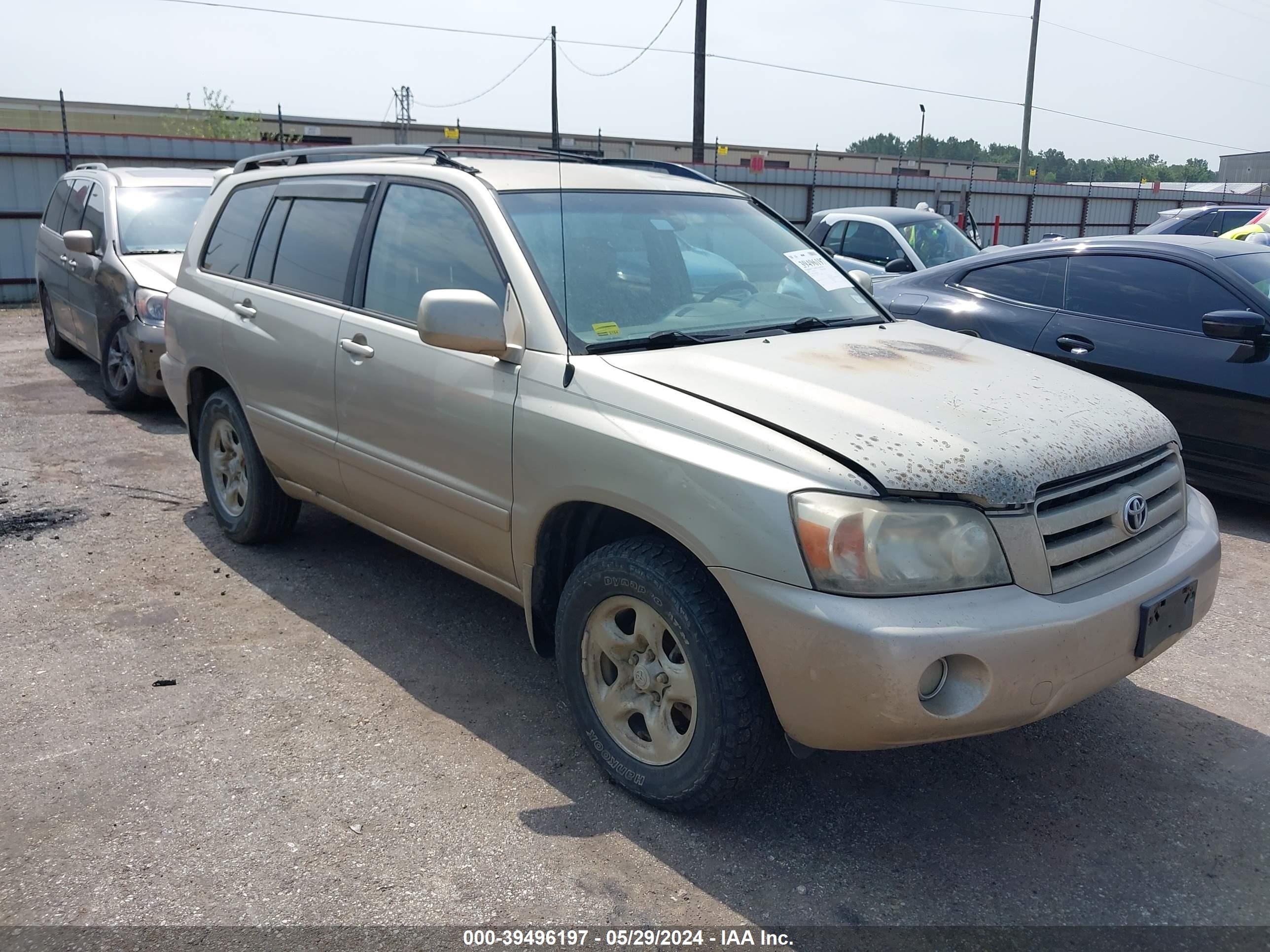 TOYOTA HIGHLANDER 2007 jtegd21a970169106