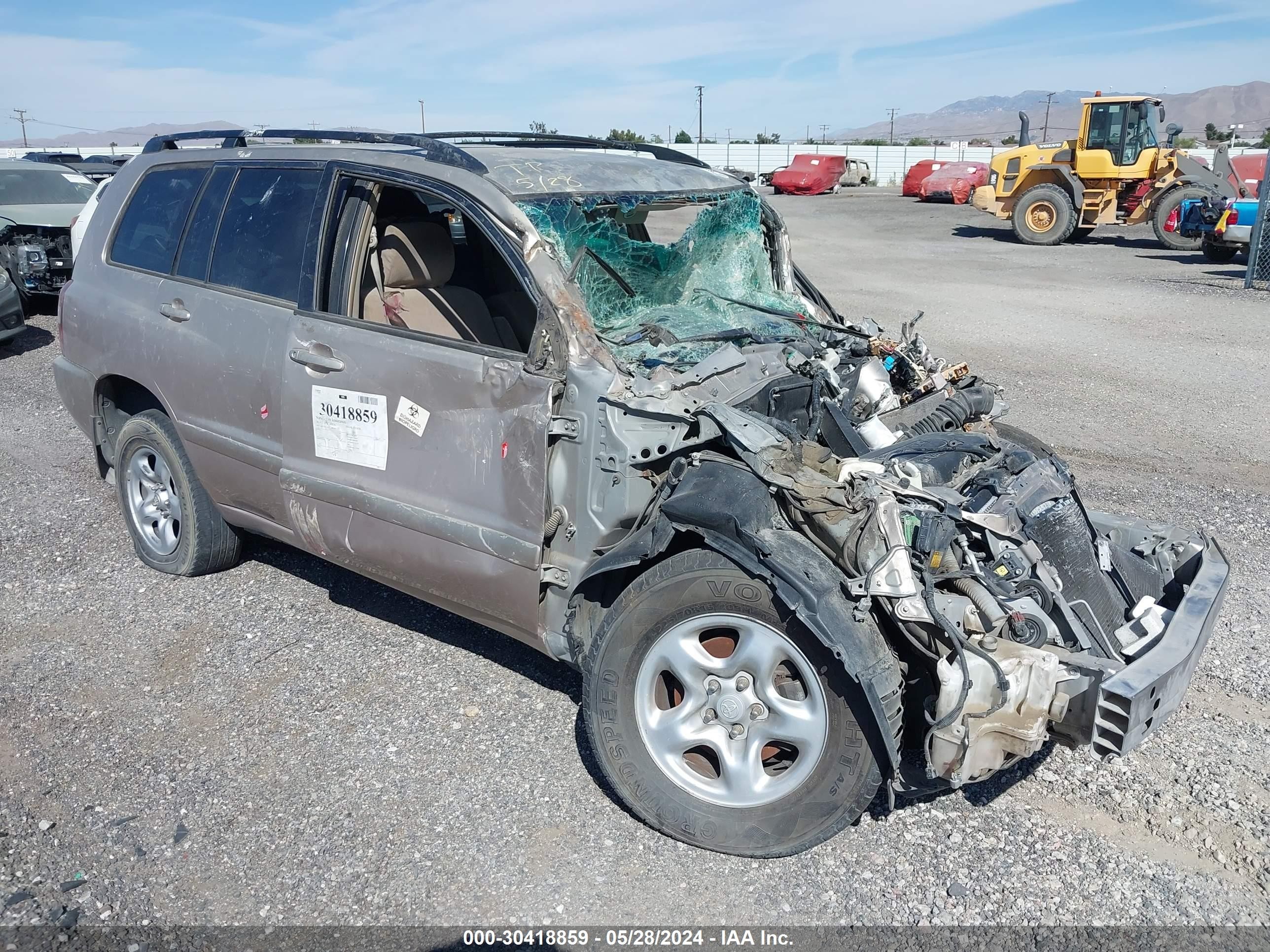 TOYOTA HIGHLANDER 2004 jtegd21ax40089244