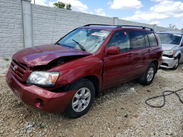 TOYOTA HIGHLANDER 2004 jtegd21ax40092502