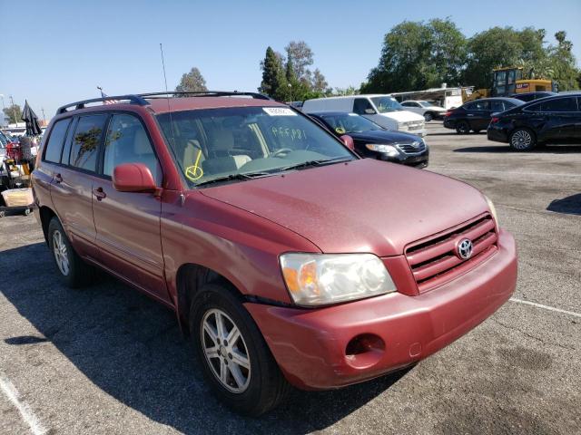 TOYOTA HIGHLANDER 2004 jtegd21ax40102767