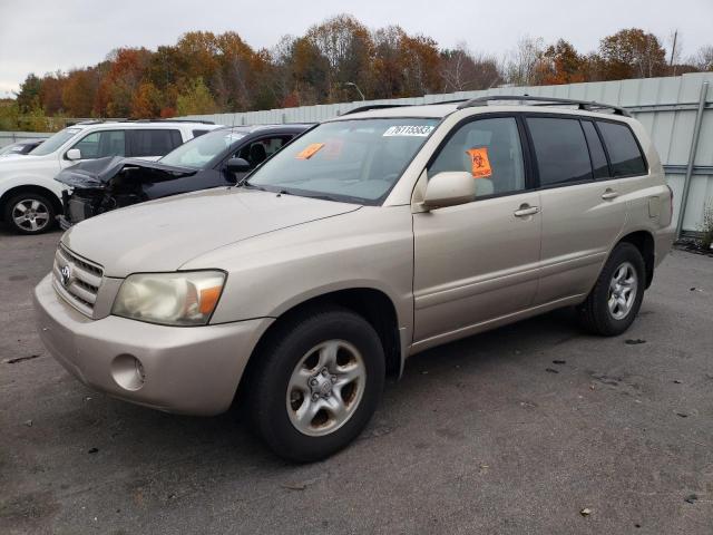 TOYOTA HIGHLANDER 2006 jtegd21ax60140700