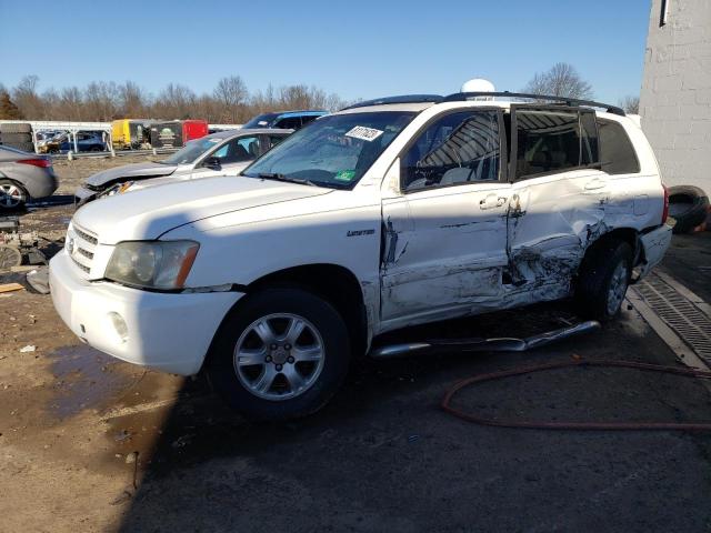 TOYOTA HIGHLANDER 2001 jtegf21a010016504