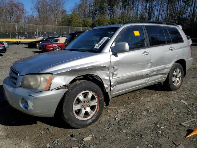 TOYOTA HIGHLANDER 2002 jtegf21a020039783