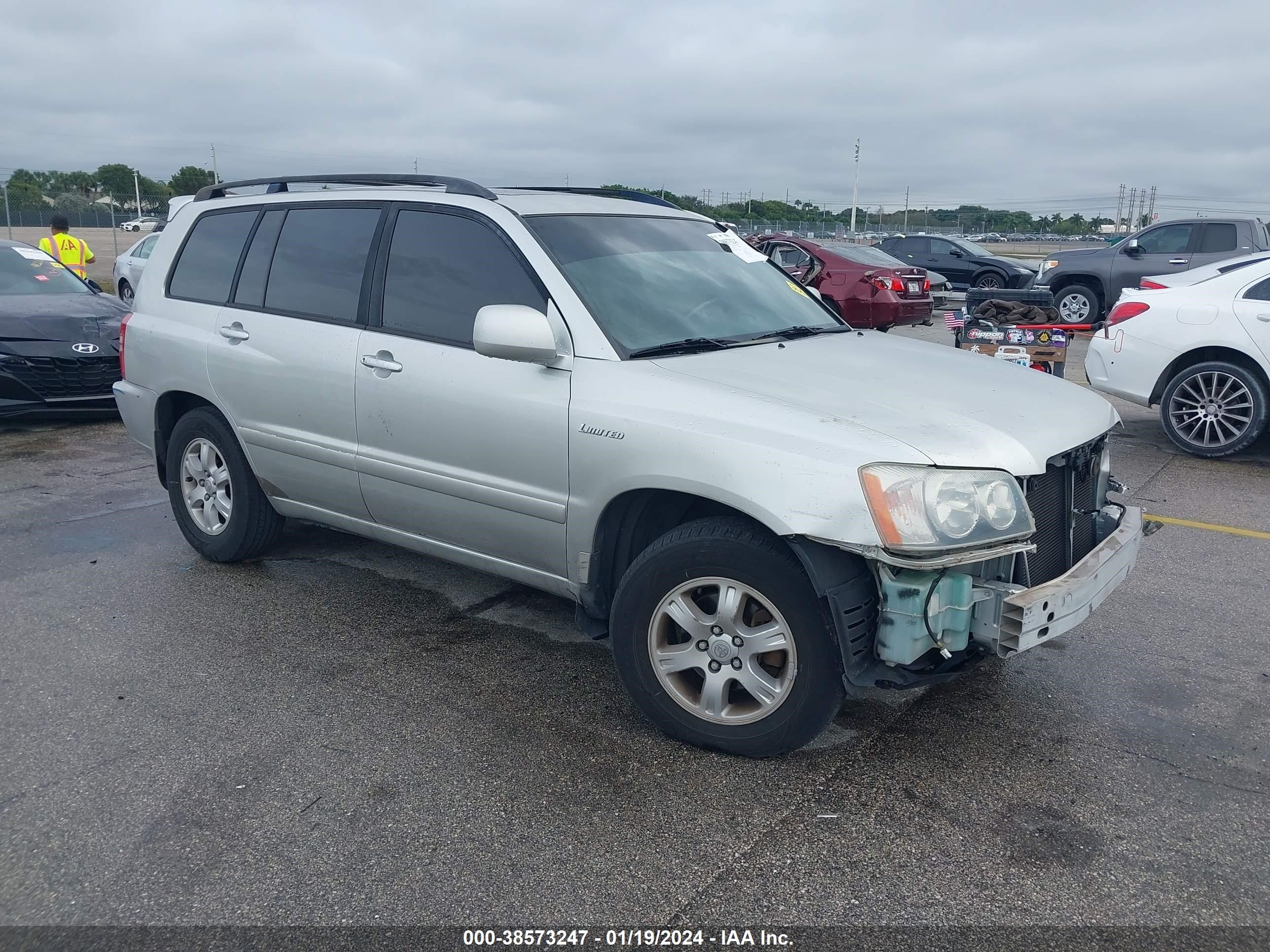 TOYOTA HIGHLANDER 2003 jtegf21a030077810