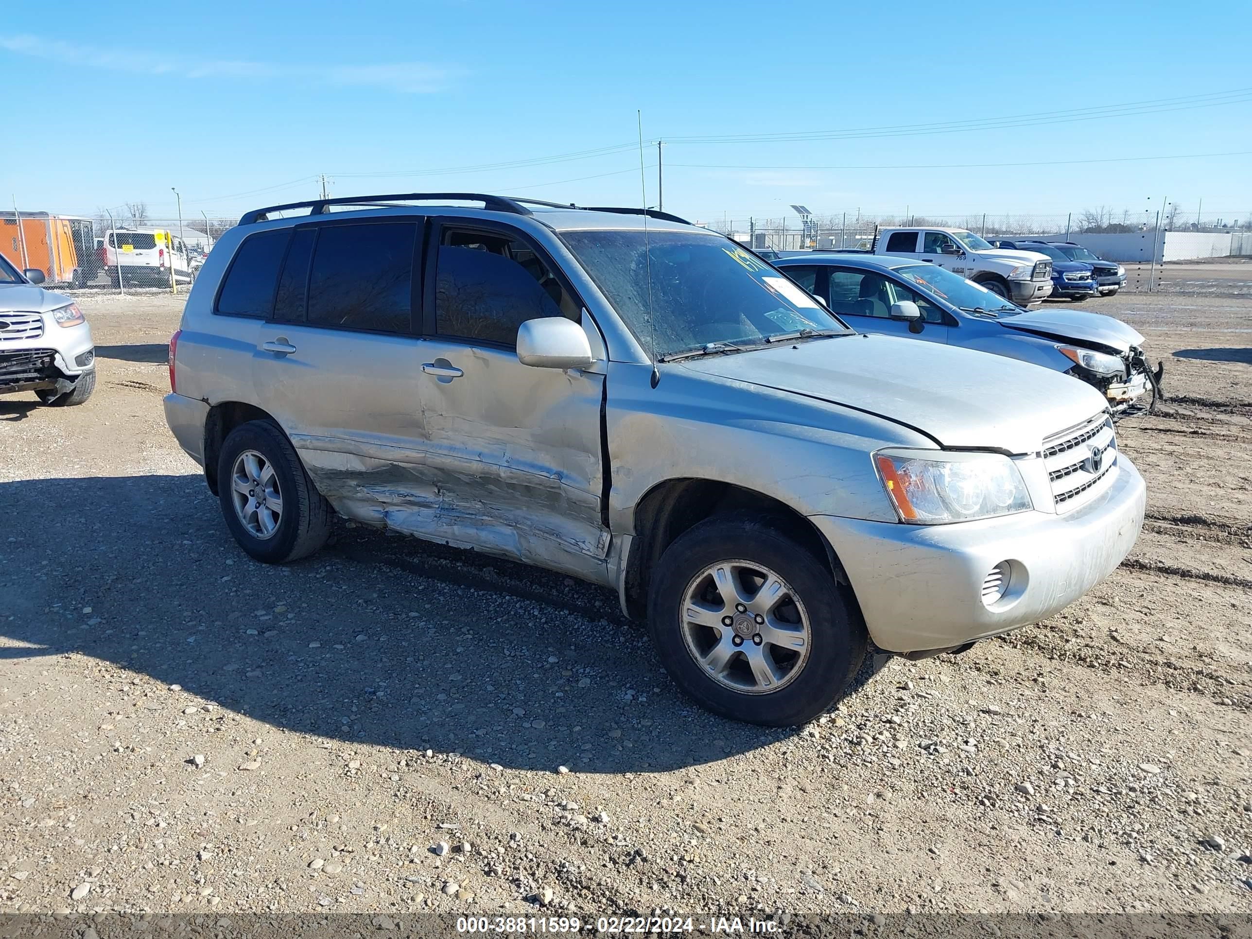 TOYOTA HIGHLANDER 2003 jtegf21a030077855