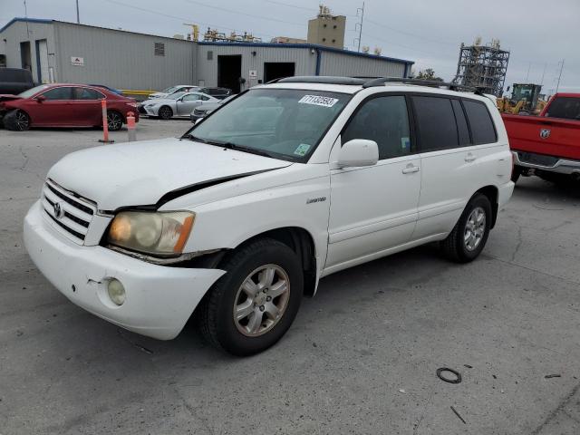 TOYOTA HIGHLANDER 2001 jtegf21a210002295