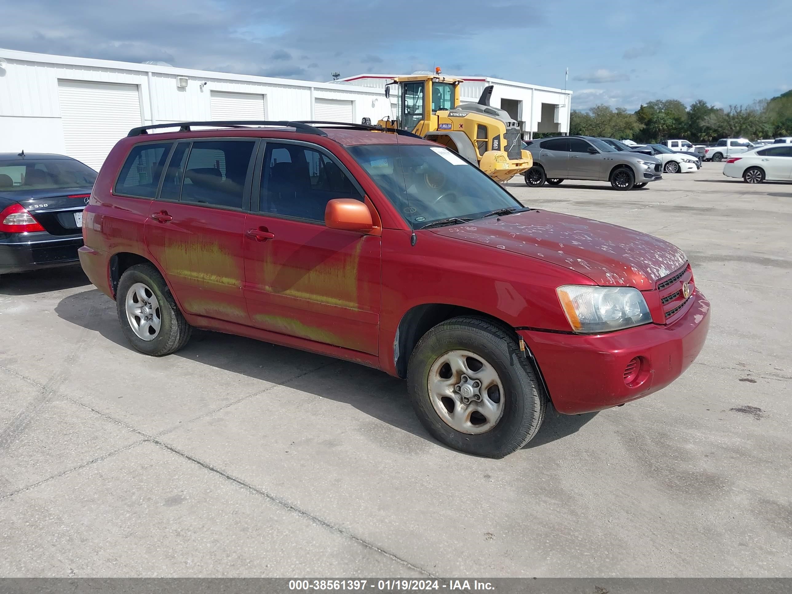 TOYOTA HIGHLANDER 2001 jtegf21a210013068