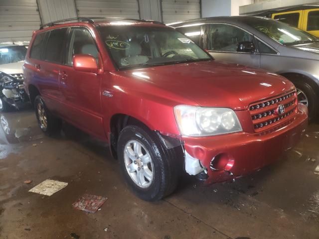 TOYOTA HIGHLANDER 2002 jtegf21a220033757