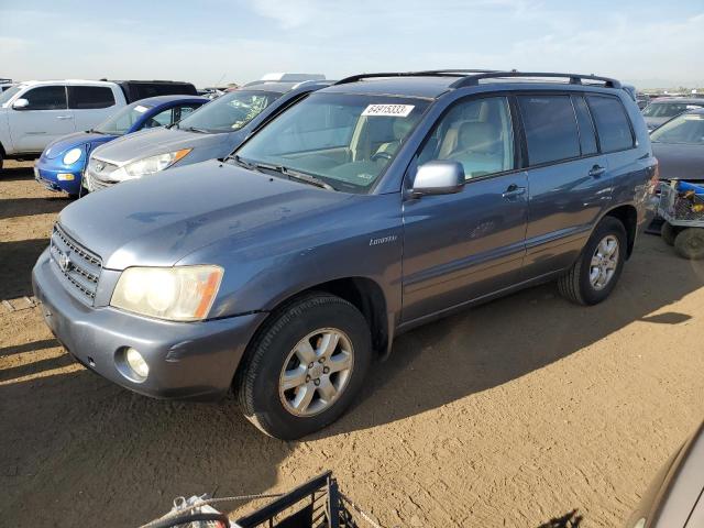 TOYOTA HIGHLANDER 2002 jtegf21a320069120