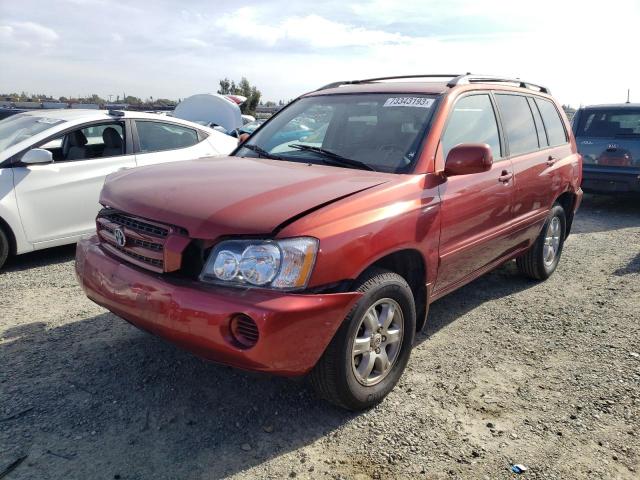 TOYOTA HIGHLANDER 2003 jtegf21a330076795