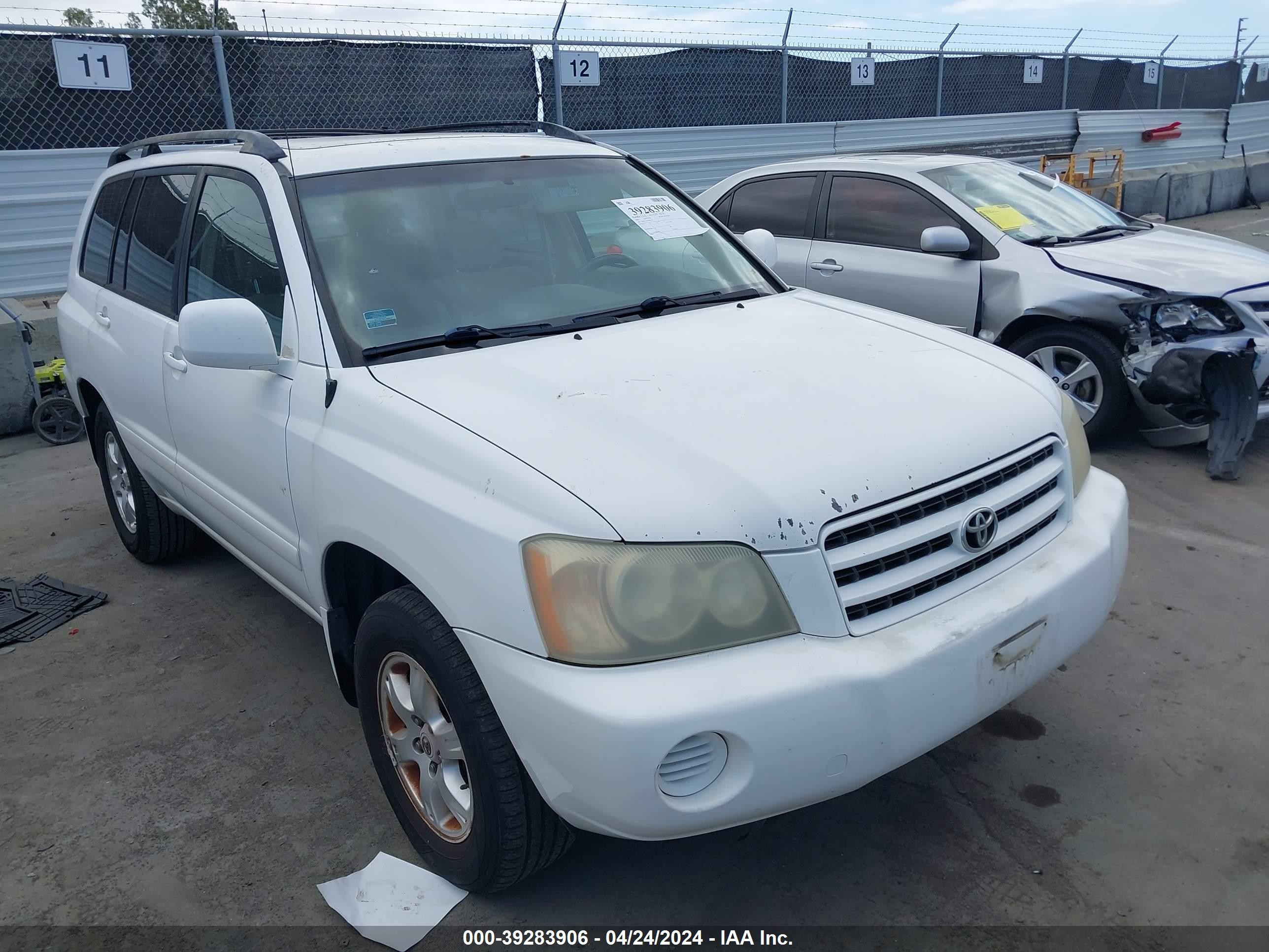 TOYOTA HIGHLANDER 2003 jtegf21a330097159