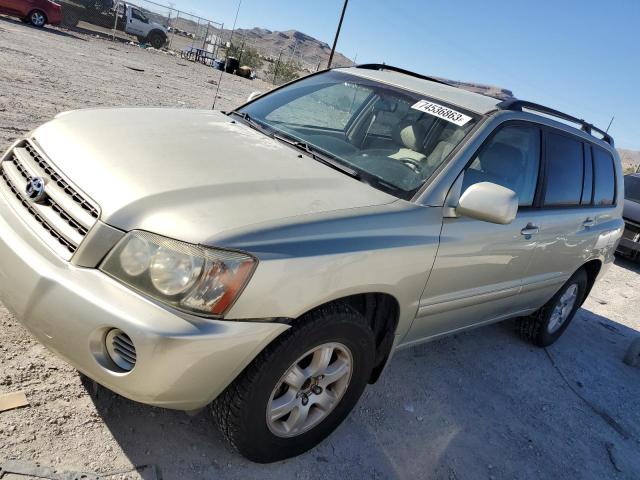 TOYOTA HIGHLANDER 2003 jtegf21a330114901