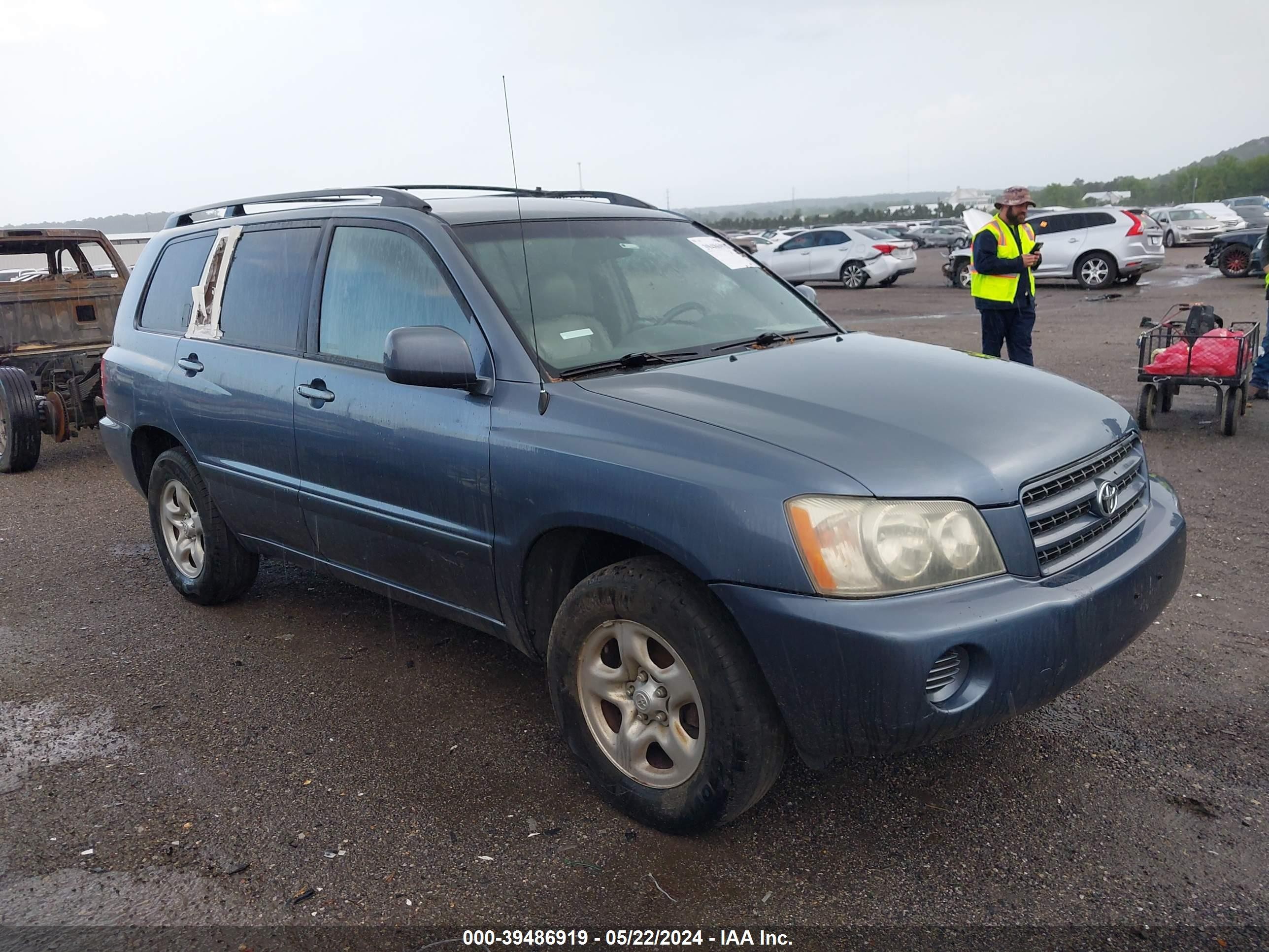 TOYOTA HIGHLANDER 2002 jtegf21a420067053