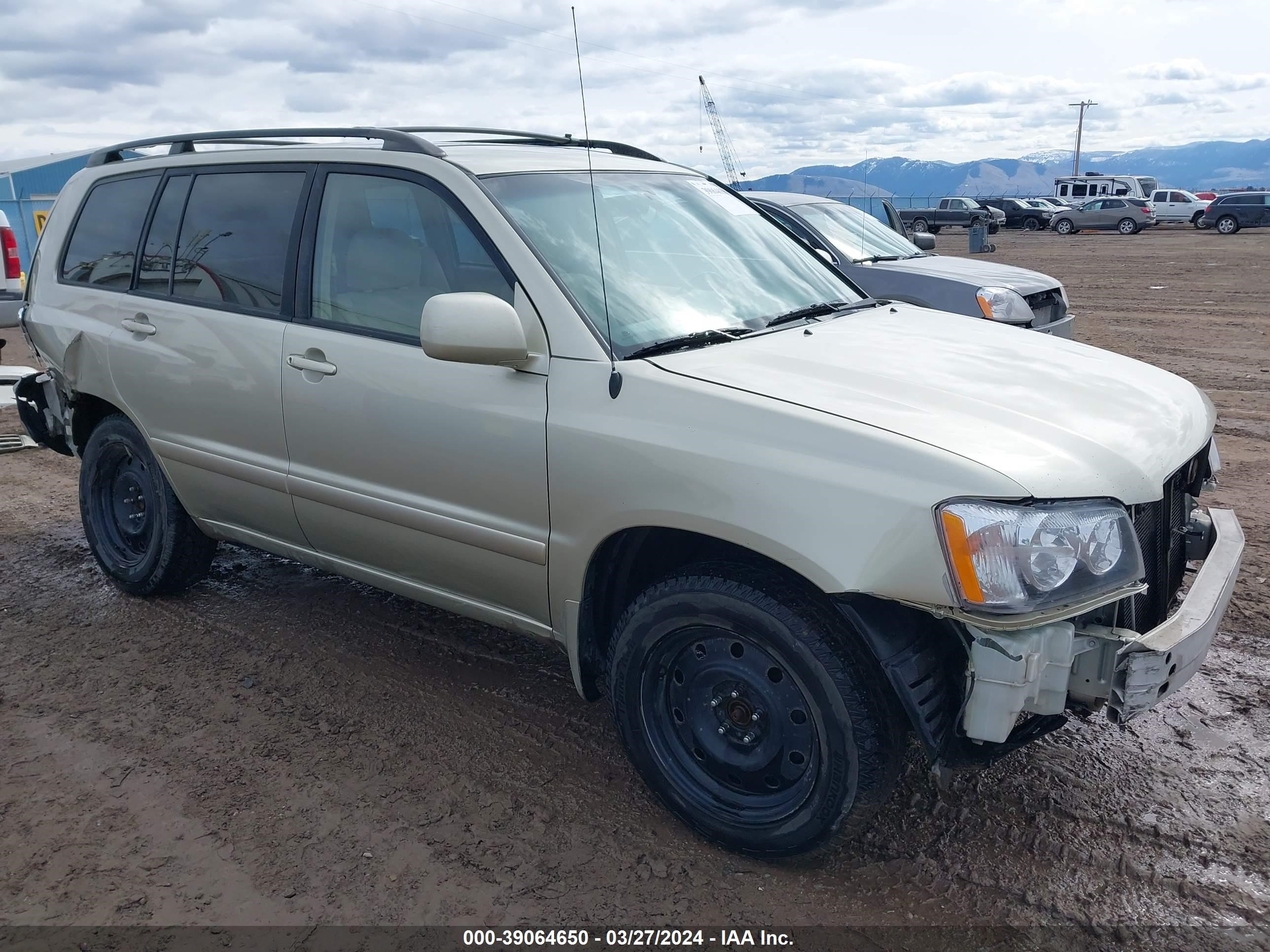 TOYOTA HIGHLANDER 2003 jtegf21a430099597